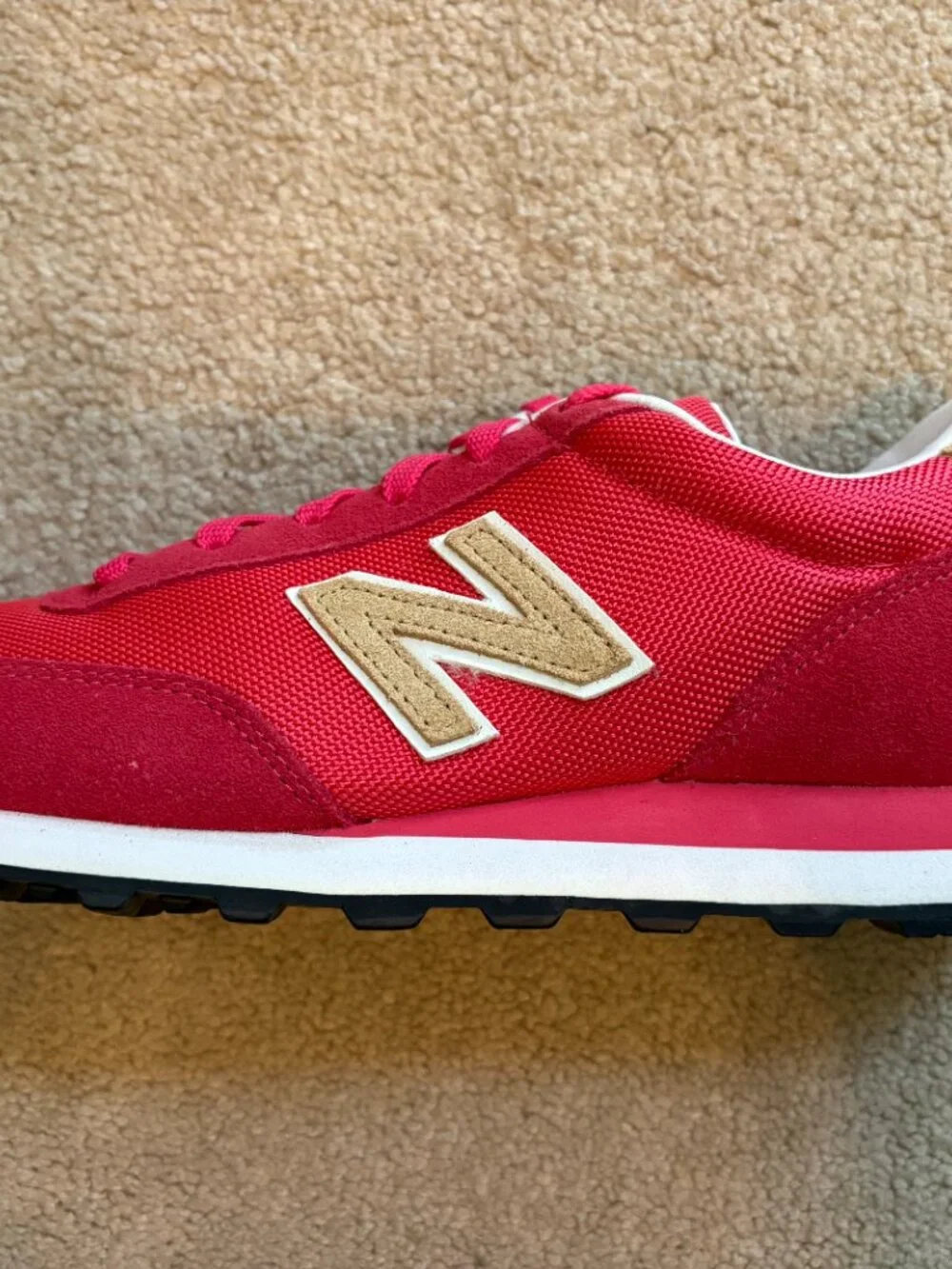 New Balance 501 Women's Running Walking Sneakers Size 12 Pink Tan NWOT